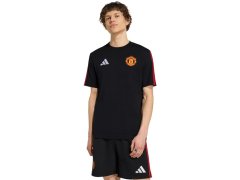 Pánské tričko adidas Manchester United DNA, černé, KH4793