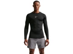 Pánské tričko Nike Dri-Fit Pro s&nbsp;dlouhým rukávem, černé, FB7919 010, 2XL