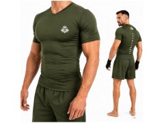 Pánské kompresní tričko ARMY GREEN COMBATWEAR | DBX Bushido pánské