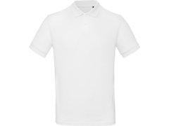 B&C Inspire Polo /men_° Pánské piqué polo z bio bavlny 01.0430 white