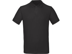 B&C Inspire Polo /men_° Pánské piqué polo z bio bavlny 01.0430 black