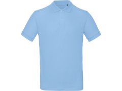 B&C Inspire Polo /men_° Pánské piqué polo z bio bavlny 01.0430 sky blue