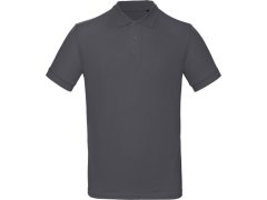B&C Inspire Polo /men_° Pánské piqué polo z bio bavlny 01.0430 dark grey