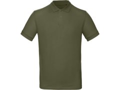 B&C Inspire Polo /men_° Pánské piqué polo z&nbsp;bio bavlny 01.0430 urban khaki