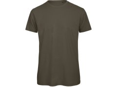 B&C Inspire T /men_° Pánské tričko Medium Fit z bio bavlny 01.TM42 khaki