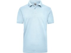 Daiber JN 801 Pánské pracovní piqué polo z&nbsp;těžké bavlny 02.0801 light blue