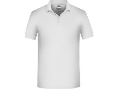 Daiber JN 874 Pánské pracovní bio piqué polo 02.0874 white