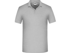 Daiber JN 874 Pánské pracovní bio piqué polo 02.0874 grey heather