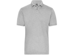 Daiber JN 1806 Pánské pracovní elastické bio polo - Solid 02.1806 grey heather