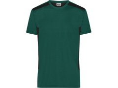 Daiber JN 1824 Pánské pracovní tričko - Strong 02.1824 dark green/black