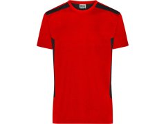 Daiber JN 1824 Pánské pracovní tričko - Strong 02.1824 red/black