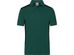 Daiber JN 1826 Pánské pracovní piqué polo "Strong" 02.1826 dark green/black