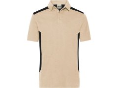 Daiber JN 1826 Pánské pracovní piqué polo "Strong" 02.1826 stone/black