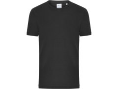 Daiber 8040 Pánské bio tričko s jemným žebrováním 02.8040 black