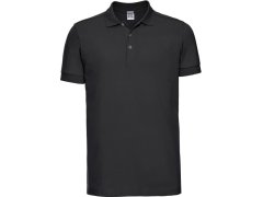 Russell Athletic 566M Pánské elastické piqué polo 10.566M black