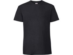 Fruit of the Loom Iconic 195 T Pánské těžké tričko 16.1422 black