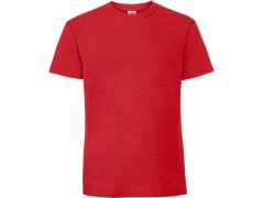 Fruit of the Loom Iconic 195 T Pánské těžké tričko 16.1422 red