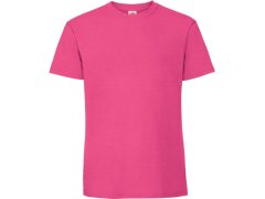 Fruit of the Loom Iconic 195 T Pánské těžké tričko 16.1422 fuchsia