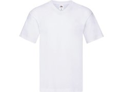 Fruit of the Loom Original V-Neck T Pánské tričko s výstřihem do V 16.1426 white