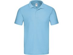 Fruit of the Loom Original Polo Pánské piqué polo 16.3050 sky blue
