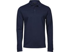 Tee Jays TJ 1406 Pánské elastické piqué polo s dl. rukávem 18.1406 navy