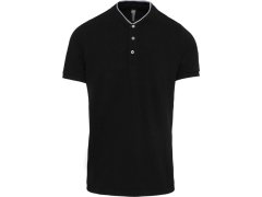 Kariban K 223 Pánské polo s&nbsp;mao límcem 20.K223 black/oxford grey
