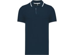 Kariban K 245 Pánské kontrastní piqué polo 20.K245 navy/white/light turquoise