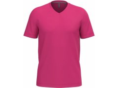 Kariban K 357 Pánské tričko s&nbsp;výstřihem do V 20.K357 fuchsia