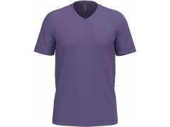 Kariban K 357 Pánské tričko s výstřihem do V 20.K357 purple