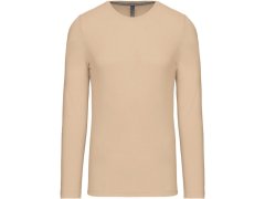 Kariban K 359 Pánské tričko s dlouhým rukávem 20.K359 light sand