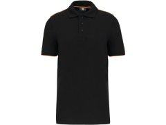 WK WK 270 Pánské pracovní piqué polo "Day-to-Day" 20.W270 black/orange