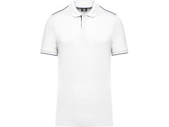 WK WK 270 Pánské pracovní piqué polo "Day-to-Day" 20.W270 white/navy