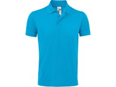 SOL´S Prime Men Pánské piqué polo z&nbsp;těžké bavlny 25.0571 aqua