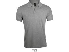 SOL´S Prime Men Pánské piqué polo z těžké bavlny 25.0571 grey melange