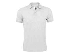 SOL´S Prime Men Pánské piqué polo z těžké bavlny 25.0571 ash
