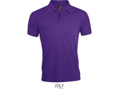 SOL´S Prime Men Pánské piqué polo z těžké bavlny 25.0571 dark purple