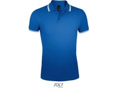 SOL´S Pasadena Men Pánské piqué polo 25.0577 royal blue/white