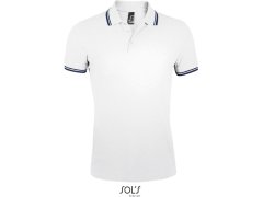 SOL´S Pasadena Men Pánské piqué polo 25.0577 white/navy