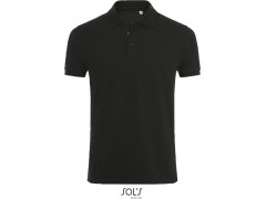 SOL´S Phoenix Men Pánské elastické piqué polo 25.1708 black