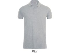 SOL´S Phoenix Men Pánské elastické piqué polo 25.1708 grey melange