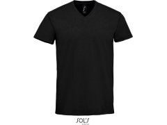 SOL´S Imperial V Men Pánské tričko do V z těžké bavlny 25.2940 deep black