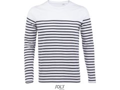 SOL´S Matelot LSL Men Pánské pruhované tričko s&nbsp;dlouhým rukávem 25.3099 white/navy
