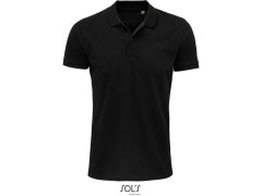 SOL´S Planet Men Pánské piqué polo z bio bavlny 25.3566 black