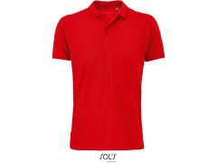 SOL´S Planet Men Pánské piqué polo z bio bavlny 25.3566 red