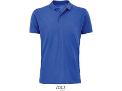 SOL´S Planet Men Pánské piqué polo z bio bavlny 25.3566 royal blue