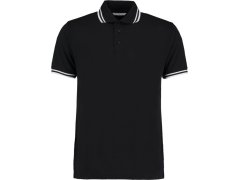 Kustom Kit KK 409 Pánské kontrastní piqué polo 43.0409 black/white