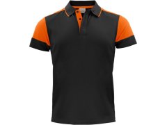 Printer Prime Polo Men Pánské piqué polo z těžké bavlny 61.5024 black/orange
