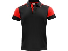 Printer Prime Polo Men Pánské piqué polo z těžké bavlny 61.5024 black/red