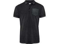 James Harvest Pinedale Polo Men Pánské piqué polo z těžké bavlny "Two-Tone" 62.5040 black