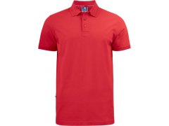 ProJob 2021 Pique Polo Pánské pracovní piqué polo z těžké bavlny 64.2021 red